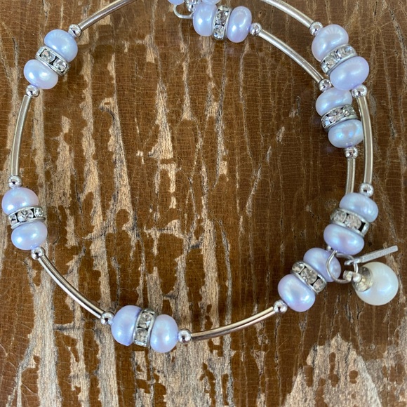 Vantel pearls wrap bracelet - Picture 2 of 3